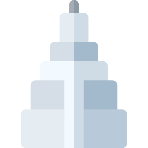empire state building Basic Rounded Flat icon