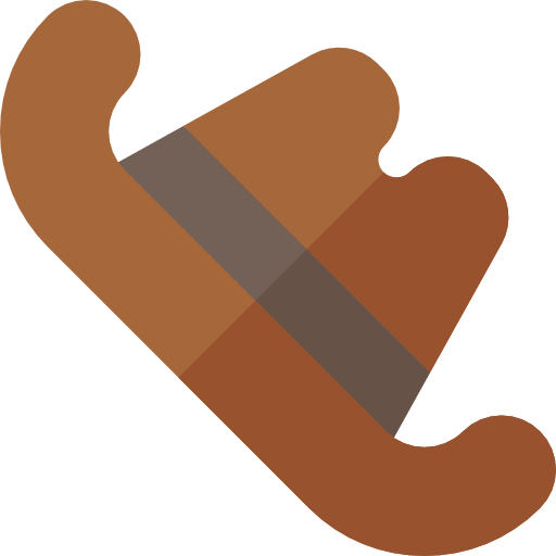 sombrero de vaquero Basic Rounded Flat icono