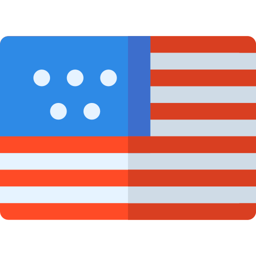 United states Basic Rounded Flat icon