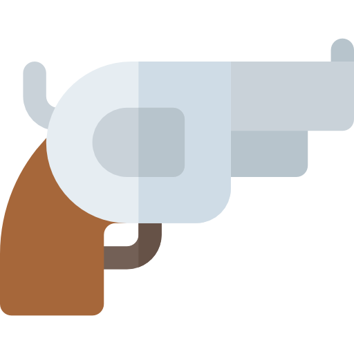 Gun Basic Rounded Flat icon