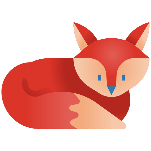 Fox Generic Flat Gradient icon