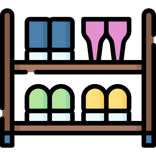 Shoe rack Special Lineal color icon