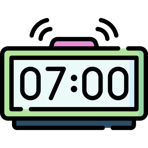 despertador Special Lineal color icono