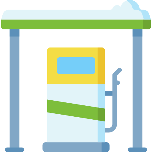 benzinestation Special Flat icoon