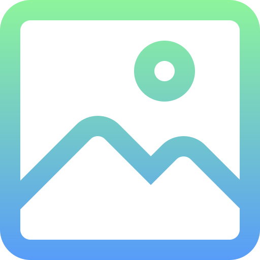 Image Super Basic Straight Gradient icon