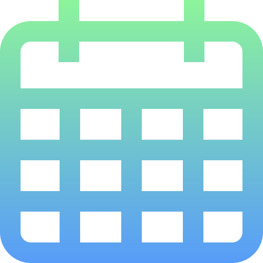 kalendarz Super Basic Straight Gradient ikona