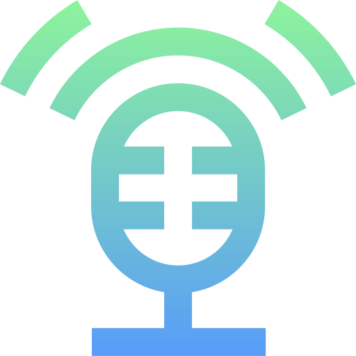 podcast Super Basic Straight Gradient icoon