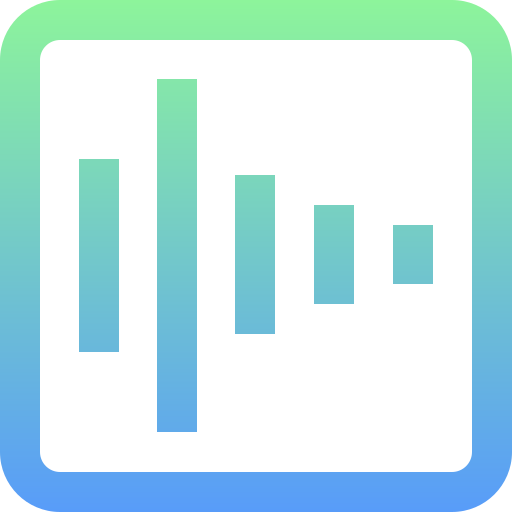 aplikacja wiadomości głosowych Super Basic Straight Gradient ikona