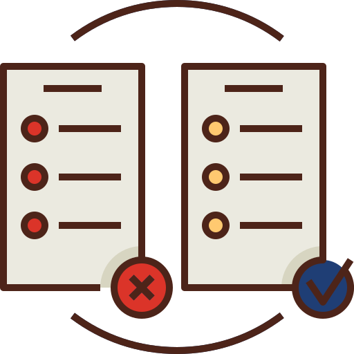 Comparison Generic Outline Color icon