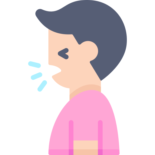 Dry cough Special Flat icon