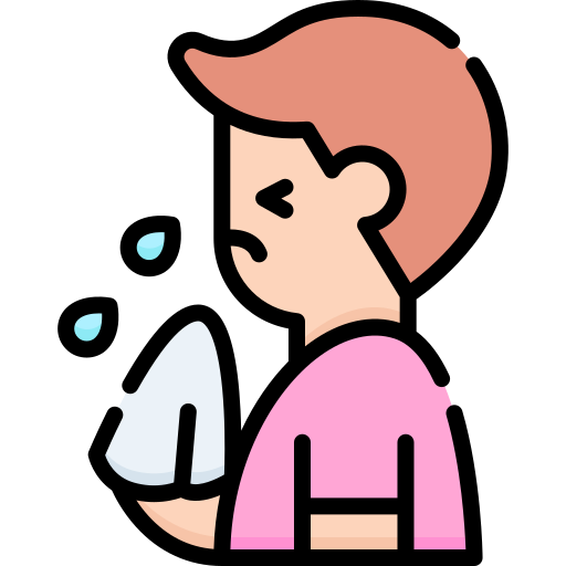 estornudos Special Lineal color icono