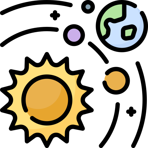 astronomía Special Lineal color icono