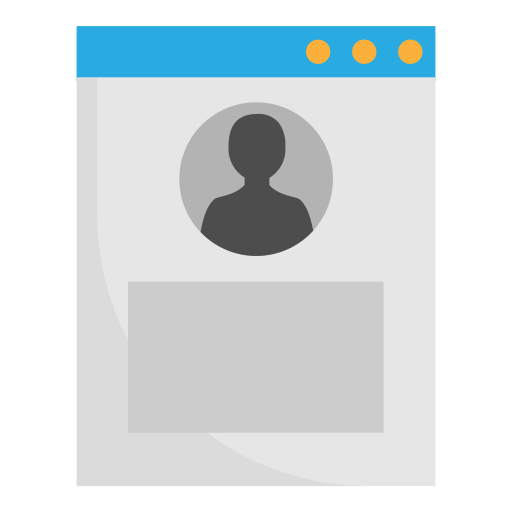 Personal profile Generic Flat icon