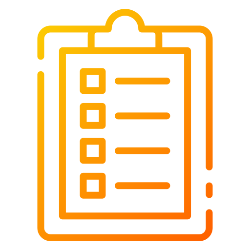 Clipboard Good Ware Gradient icon