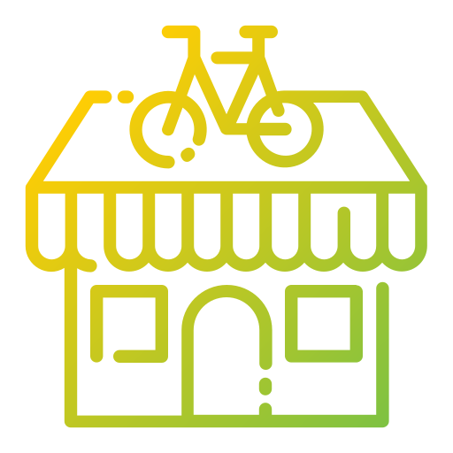 fietsenwinkel Good Ware Gradient icoon