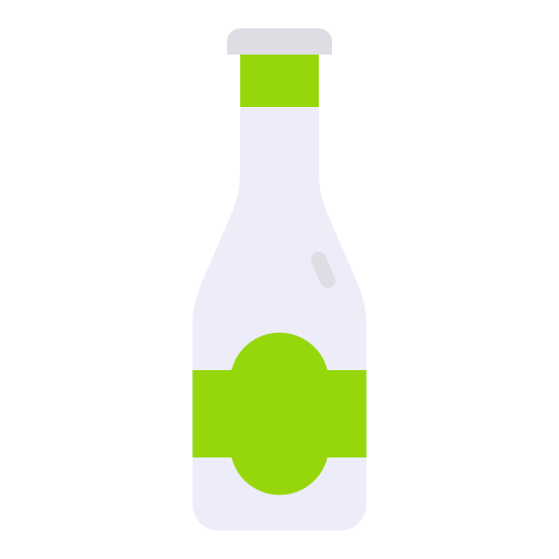 Beer bottle Good Ware Flat icon