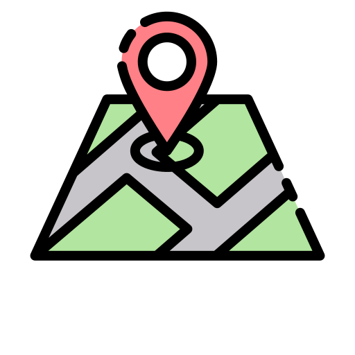 地図の位置 Good Ware Lineal Color icon