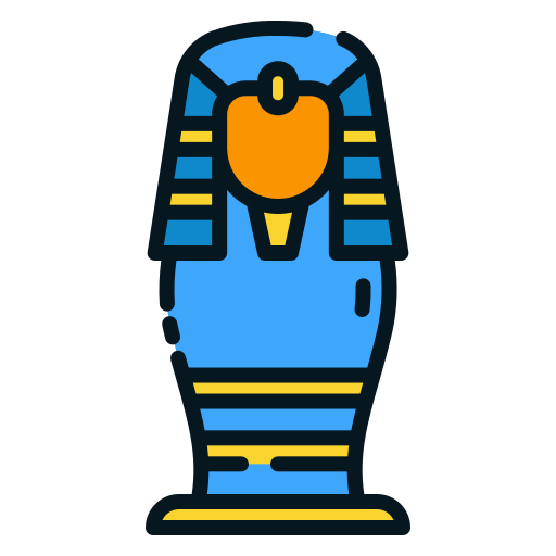 Sarcophagus Good Ware Lineal Color icon