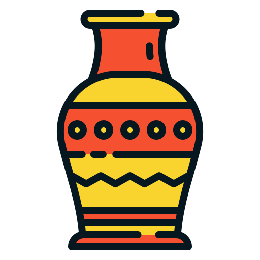 Vase Good Ware Lineal Color icon