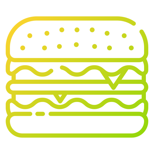 burger Good Ware Gradient icon