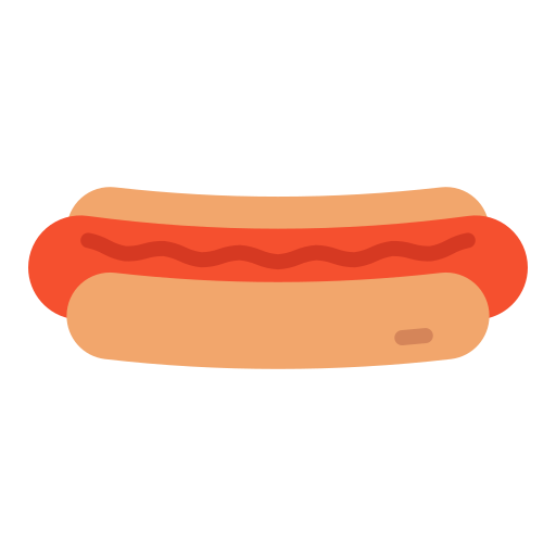 hot dog Good Ware Flat ikona
