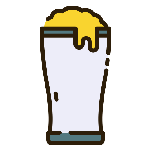 Pint of beer Good Ware Lineal Color icon