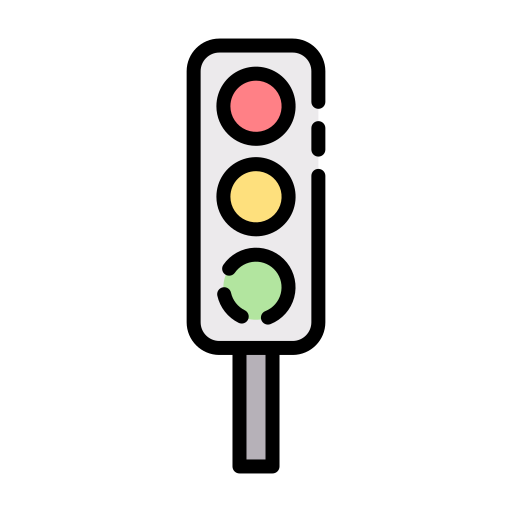 Traffic lights Good Ware Lineal Color icon