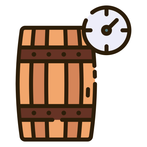 Barrel Good Ware Lineal Color icon