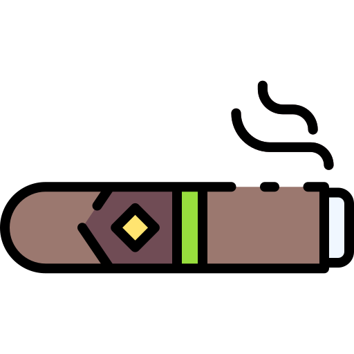 Cigar Good Ware Lineal Color icon