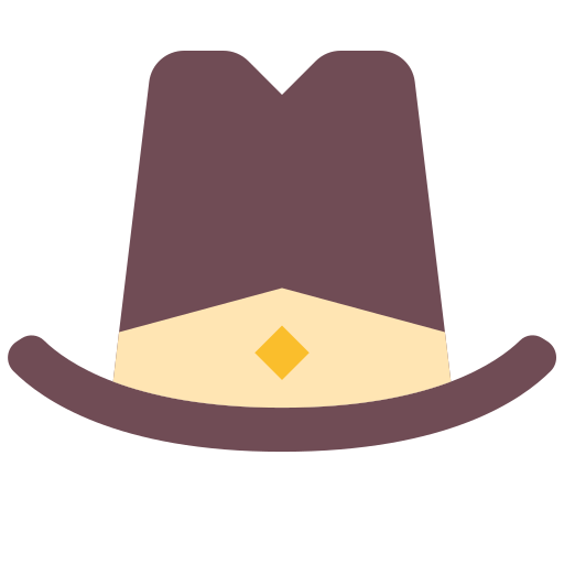 kowbojski kapelusz Good Ware Flat ikona