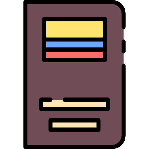 Passport Good Ware Lineal Color icon