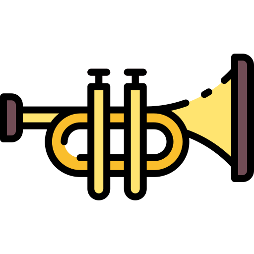 Trumpet Good Ware Lineal Color icon