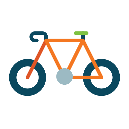 bicicleta de carretera Good Ware Flat icono