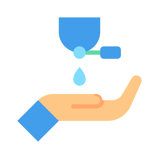 Washing hand Good Ware Flat icon