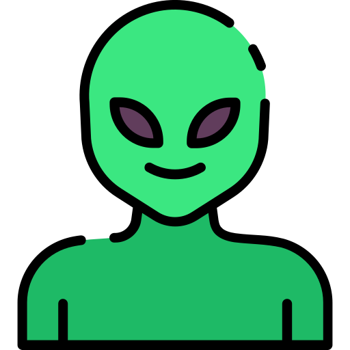 Alien Good Ware Lineal Color icon