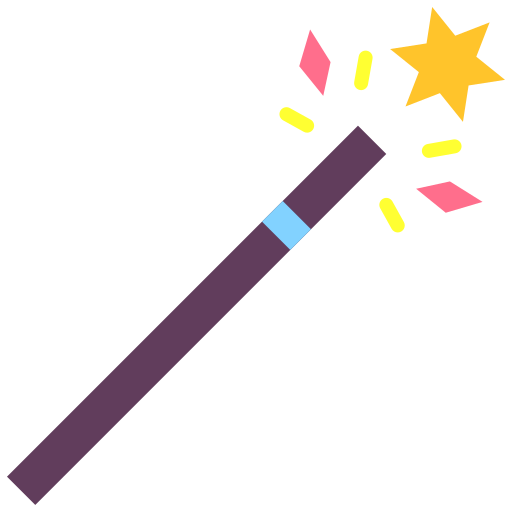 Magic wand Good Ware Flat icon