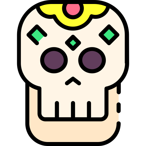 meksykańska czaszka Good Ware Lineal Color ikona