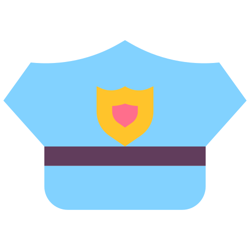 czapka policyjna Good Ware Flat ikona