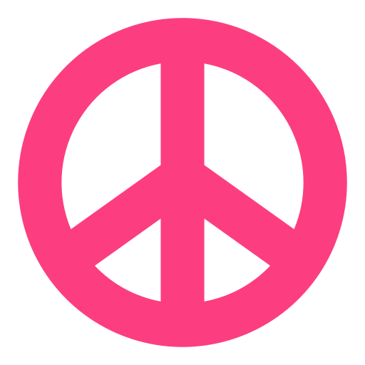 Peace symbol Good Ware Flat icon