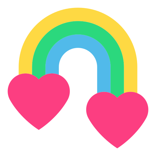arco iris Good Ware Flat icono