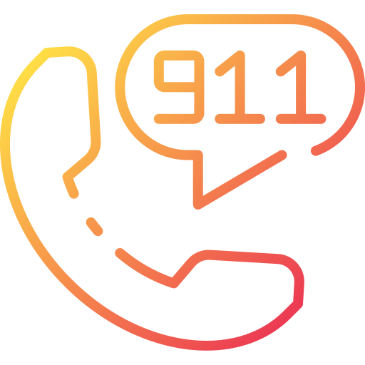 llamada al 911 Good Ware Gradient icono
