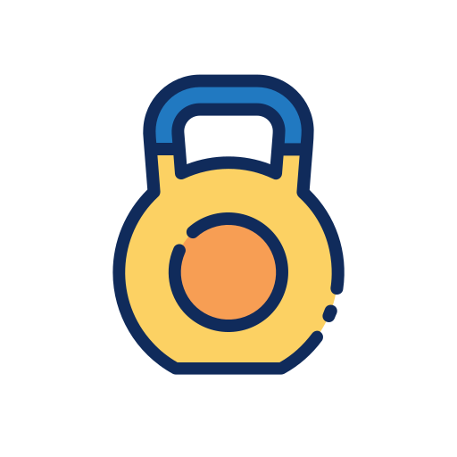 kettlebell Good Ware Lineal Color icon