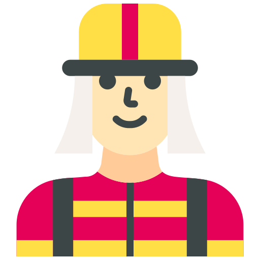 Firefighter Good Ware Flat icon
