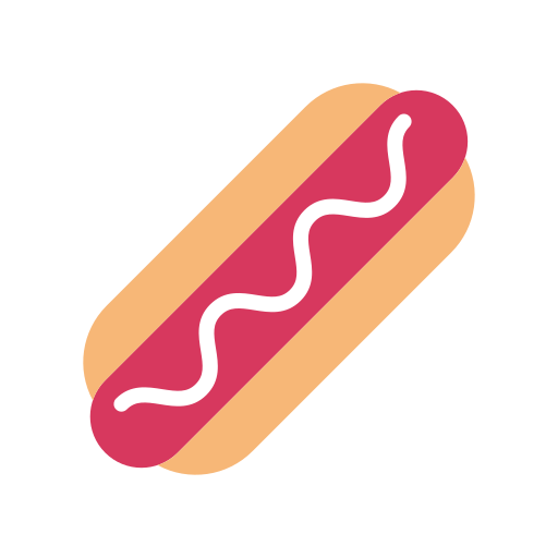 hotdog Good Ware Flat icon