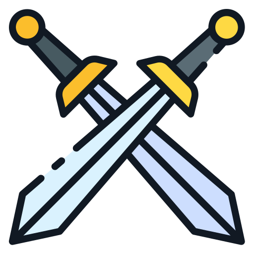 espadas Good Ware Lineal Color icono