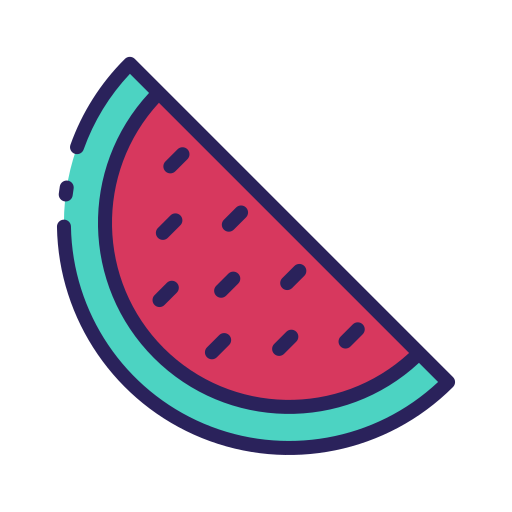 Watermelon Good Ware Lineal Color icon