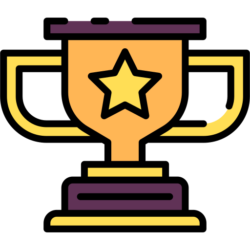 Trophy Good Ware Lineal Color icon
