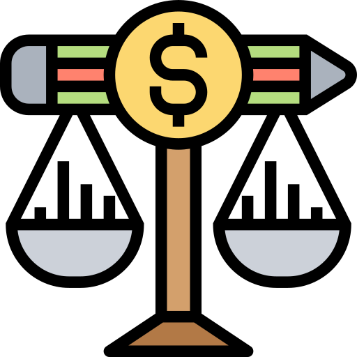 Balance sheet Meticulous Lineal Color icon