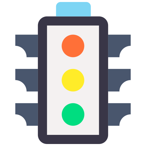 Traffic lights Good Ware Flat icon