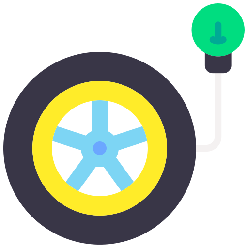 Wheel pressure Good Ware Flat icon